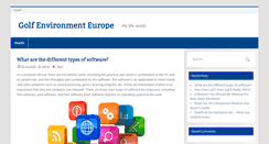 Desktop Screenshot of golfenvironmenteurope.org